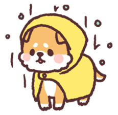 fluffy fat Shiba3 sticker #13765298