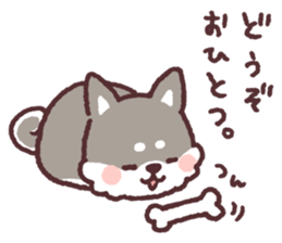 fluffy fat Shiba3 sticker #13765311