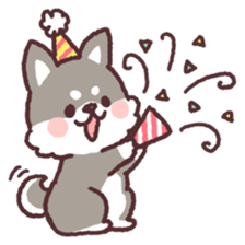 fluffy fat Shiba3 sticker #13765315