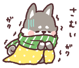 fluffy fat Shiba3 sticker #13765321