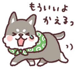 fluffy fat Shiba3 sticker #13765325