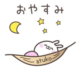 ATUKO's basic pack,cute rabbit sticker #13765339
