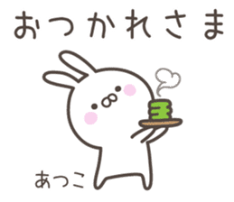 ATUKO's basic pack,cute rabbit sticker #13765340