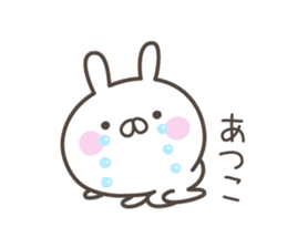 ATUKO's basic pack,cute rabbit sticker #13765349