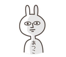 ATUKO's basic pack,cute rabbit sticker #13765369