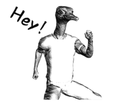 Ostrich Senior sticker #13765855