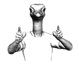 Ostrich Senior sticker #13765862