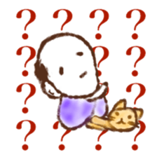 grandpa and cat sticker #13766620