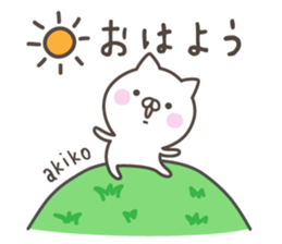 AKIKO's basic pack,cute kitten sticker #13766642