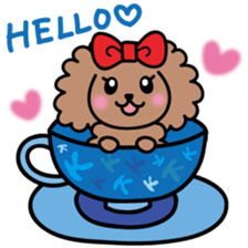 Cute!TeacupPoodle sticker #13766910