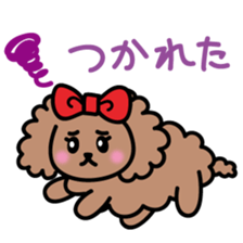 Cute!TeacupPoodle sticker #13766930