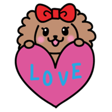 Cute!TeacupPoodle sticker #13766949