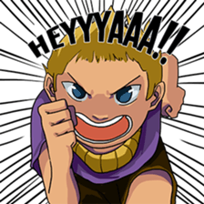 Spike Hair Boy sticker #13767060