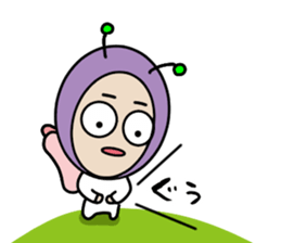 Big Eyes Japanese Girl's Daily Routine 2 sticker #13767895