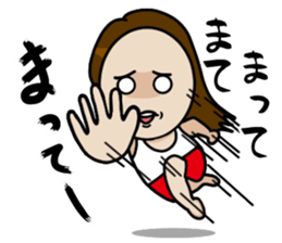 Big Eyes Japanese Girl's Daily Routine 2 sticker #13767901