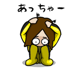 Big Eyes Japanese Girl's Daily Routine 2 sticker #13767905