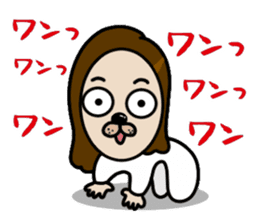 Big Eyes Japanese Girl's Daily Routine 2 sticker #13767908