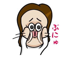 Big Eyes Japanese Girl's Daily Routine 2 sticker #13767911