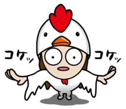 Big Eyes Japanese Girl's Daily Routine 2 sticker #13767922