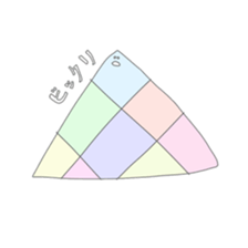 triangle color girls sticker #13768227