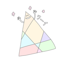 triangle color girls sticker #13768228