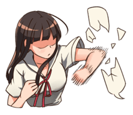Daily Life of a Long Hair Girl sticker #13769185