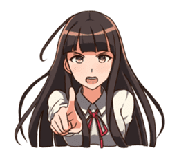 Daily Life of a Long Hair Girl sticker #13769201