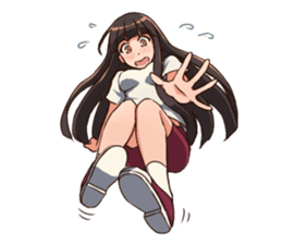 Daily Life of a Long Hair Girl sticker #13769217