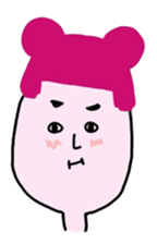 bow planet - piink :3 sticker #13769311