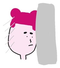 bow planet - piink :3 sticker #13769312