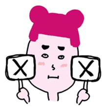 bow planet - piink :3 sticker #13769314