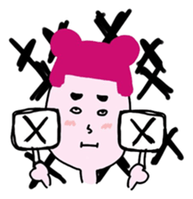 bow planet - piink :3 sticker #13769315