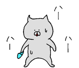 Life of the domestic cat the 3rd day sticker #13769626