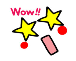 Reaction of the pretty character9. sticker #13769685