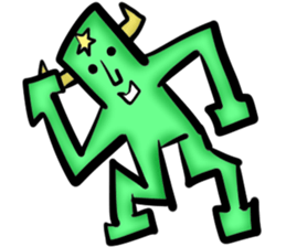 The cute demon sticker #13769751