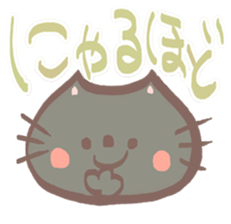 cat language cute sticker #13769963