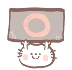 cat language cute sticker #13769966