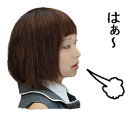 very cute girl sticker. sticker #13769982