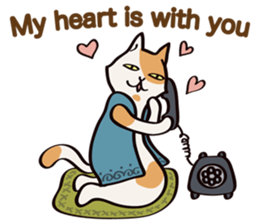 Cat's grumble(2) sticker #13770164