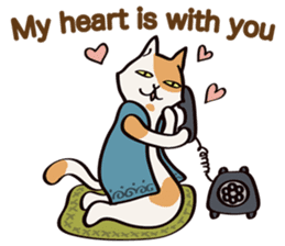 Cat's grumble(2) sticker #13770164