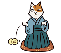 Cat's grumble(2) sticker #13770169