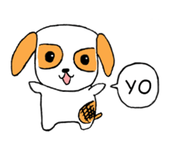 A chubby dog sticker #13770441