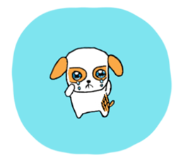 A chubby dog sticker #13770459