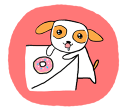 A chubby dog sticker #13770460