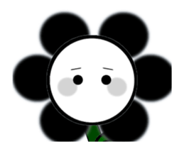 Move Flower2 Dark Side version sticker #13770498