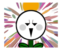 Move Flower2 Dark Side version sticker #13770499