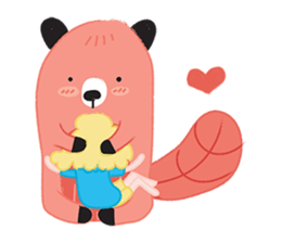 Harppy - The squirrel sticker #13771065