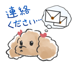 Honorific poodle 2 sticker #13771256
