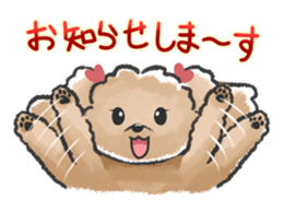 Honorific poodle 2 sticker #13771265