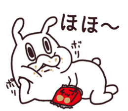 ennui rabbit sticker #13771792